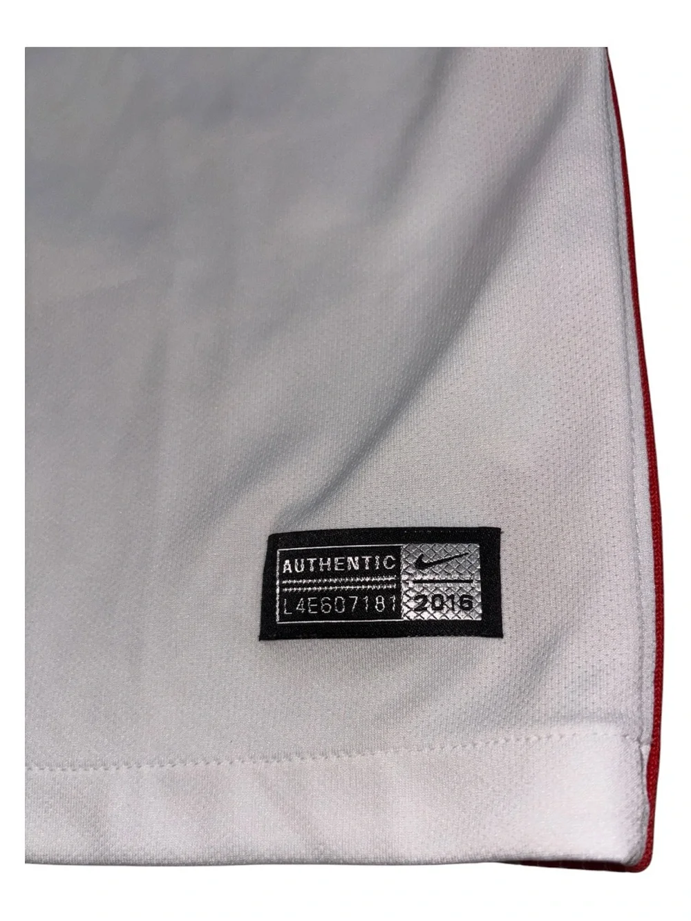 Nike Kids USA Short Sleeve Soccer Jersey in White, Blue & Red